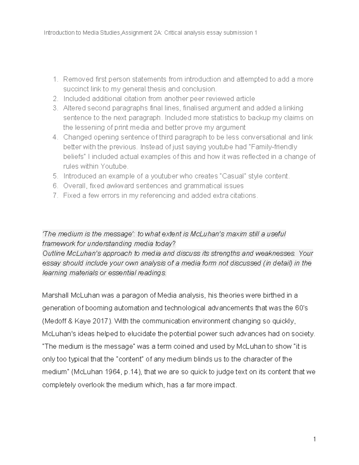 Assignment introduction and conclusion image