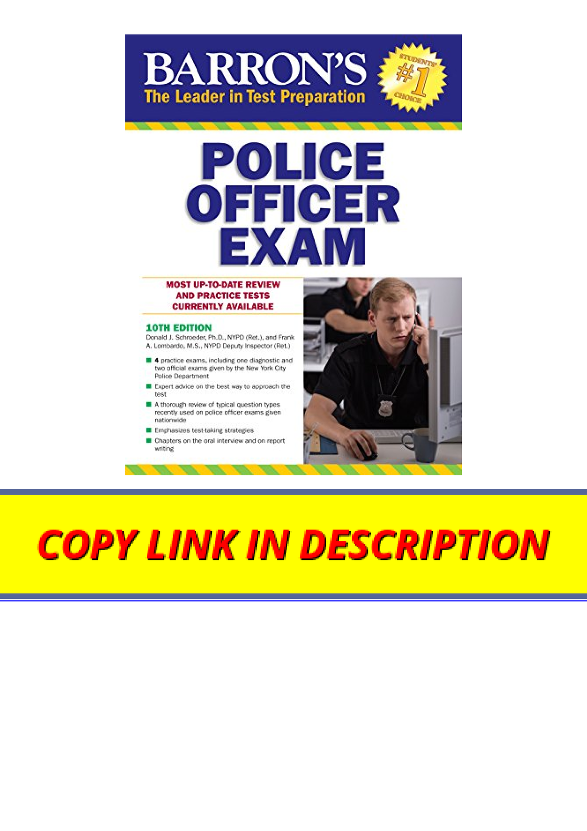 Ebook Download Barrons Police Officer Exam 10Th Edition Barrons Test ...