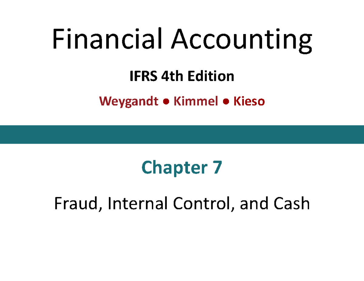 PPT CHP 7 Weygandt FA IFRS 4e - Financial Accounting IFRS 4th Edition ...