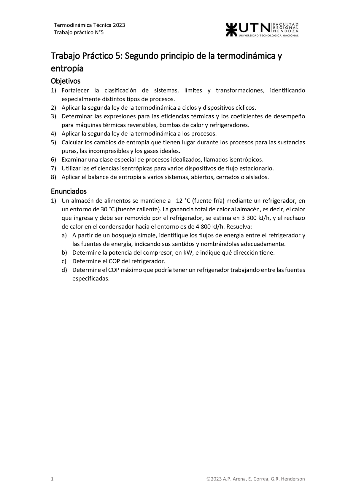 Trabajo Práctico 5 - 2023 Resuelto-1 - Trabajo Pr·ctico N∞ Trabajo Pr ...