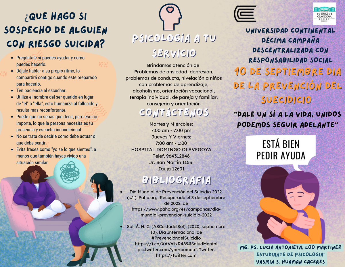 Triptico Prevencion Del Suicidio