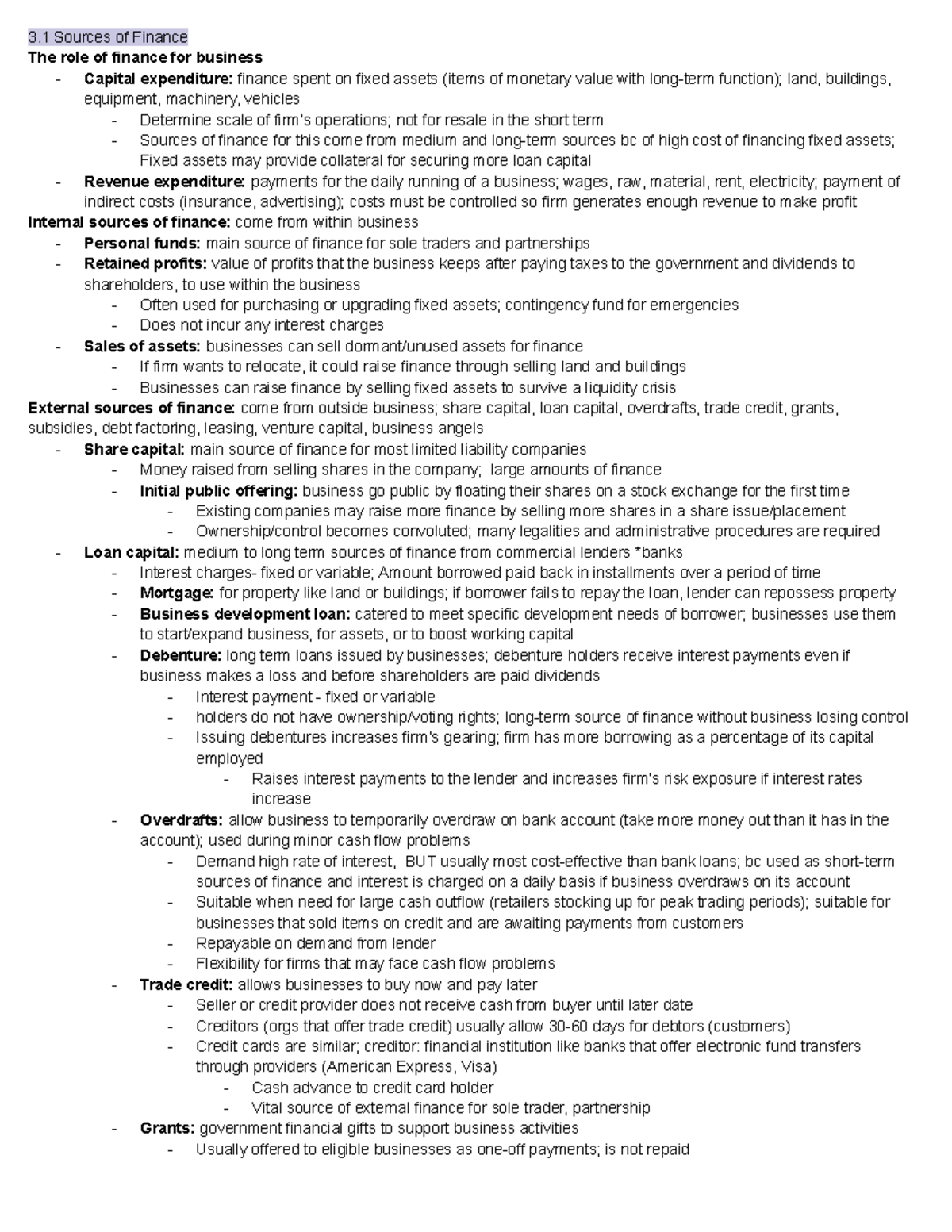 hl-business-management-unit-3-1-3-sources-of-finance-the-role-of