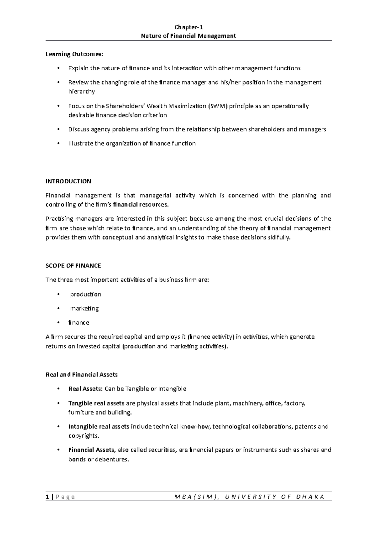 em-506-principles-of-finance-chapter-i-nature-of-financial-management