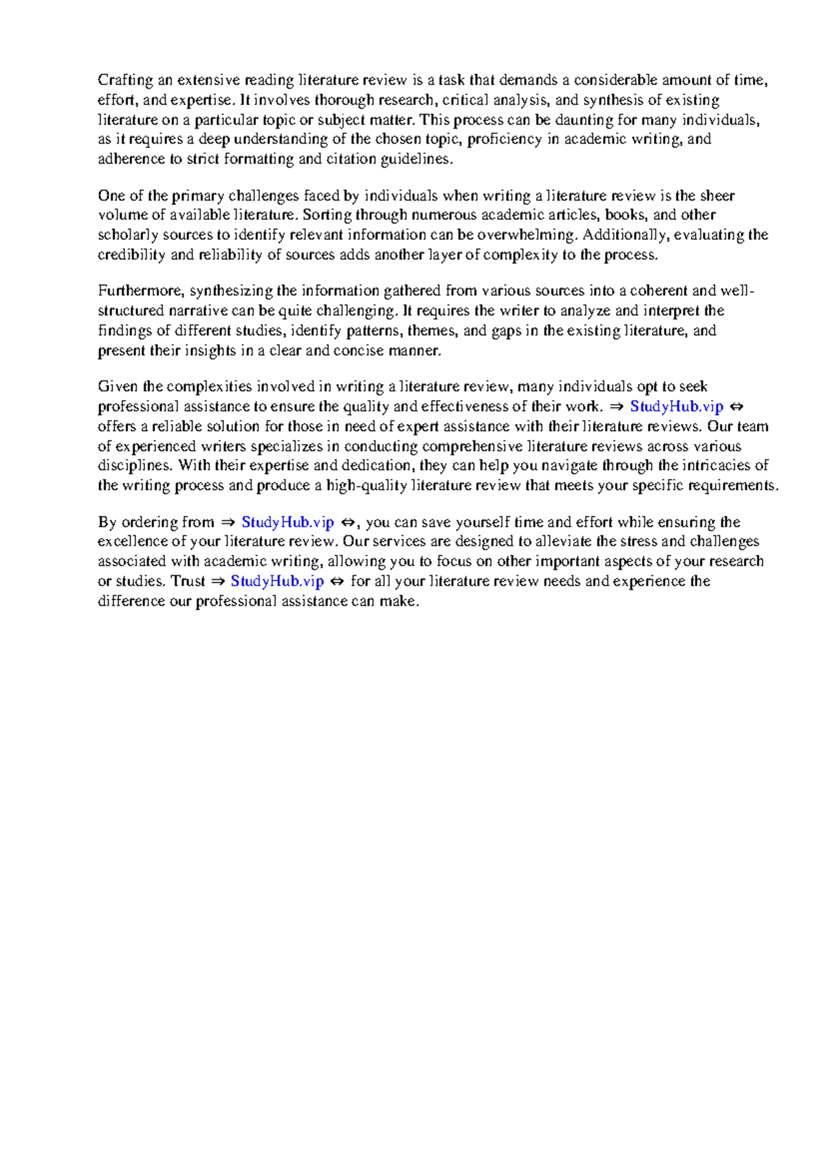 Extensive Reading Literature Review - Crafting an extensive reading ...