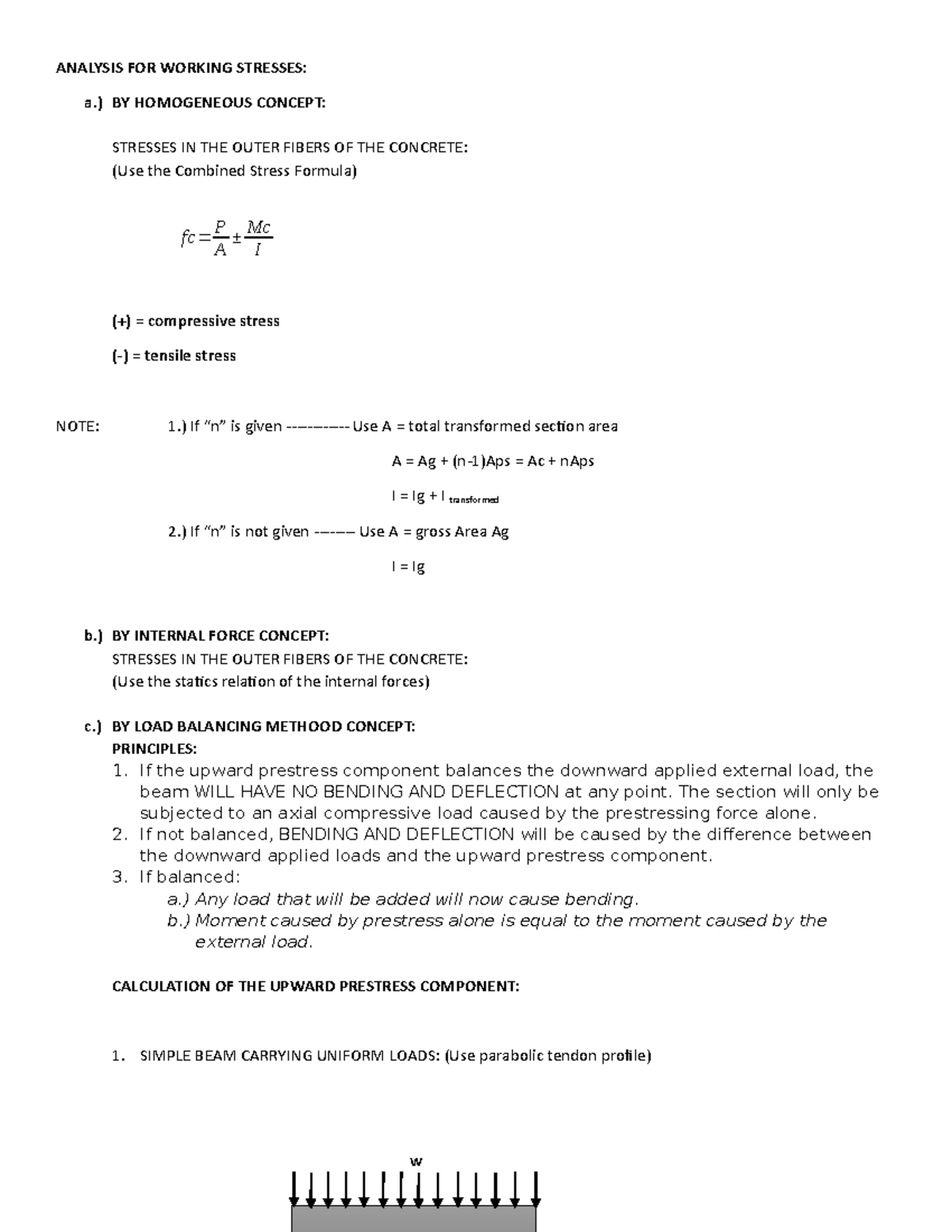 Lecture on Pre stressed concrete design - Bachelor of science in civil ...