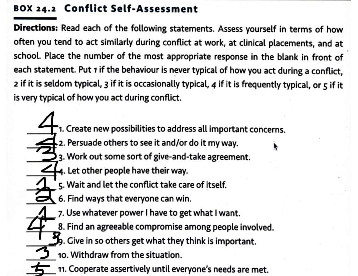 Confict - This is a conflict assignment. - PSYC 1010 - Studocu