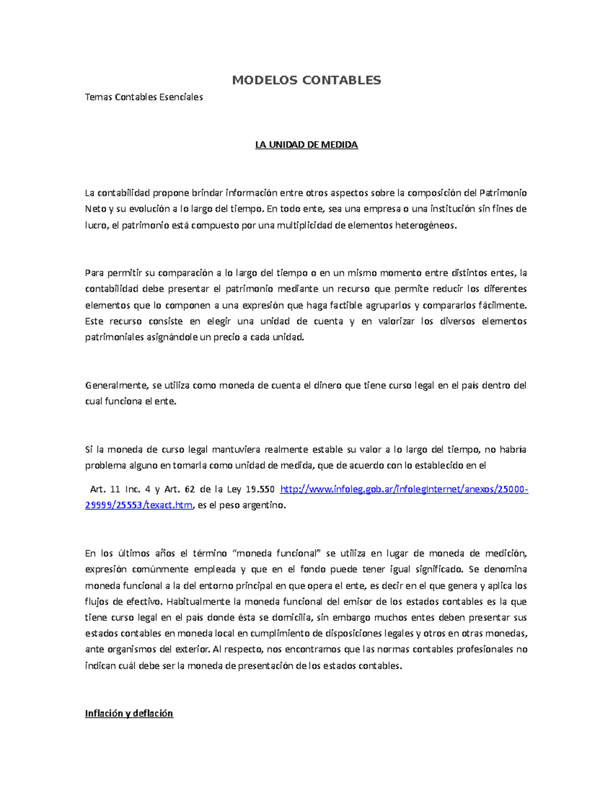 Modelos contables - MODELOS CONTABLES Temas Contables Esenciales LA ...