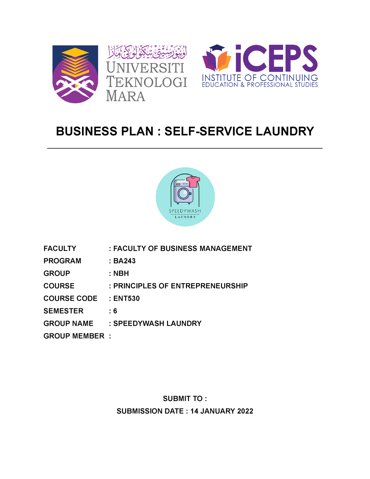 self service laundry business plan malaysia