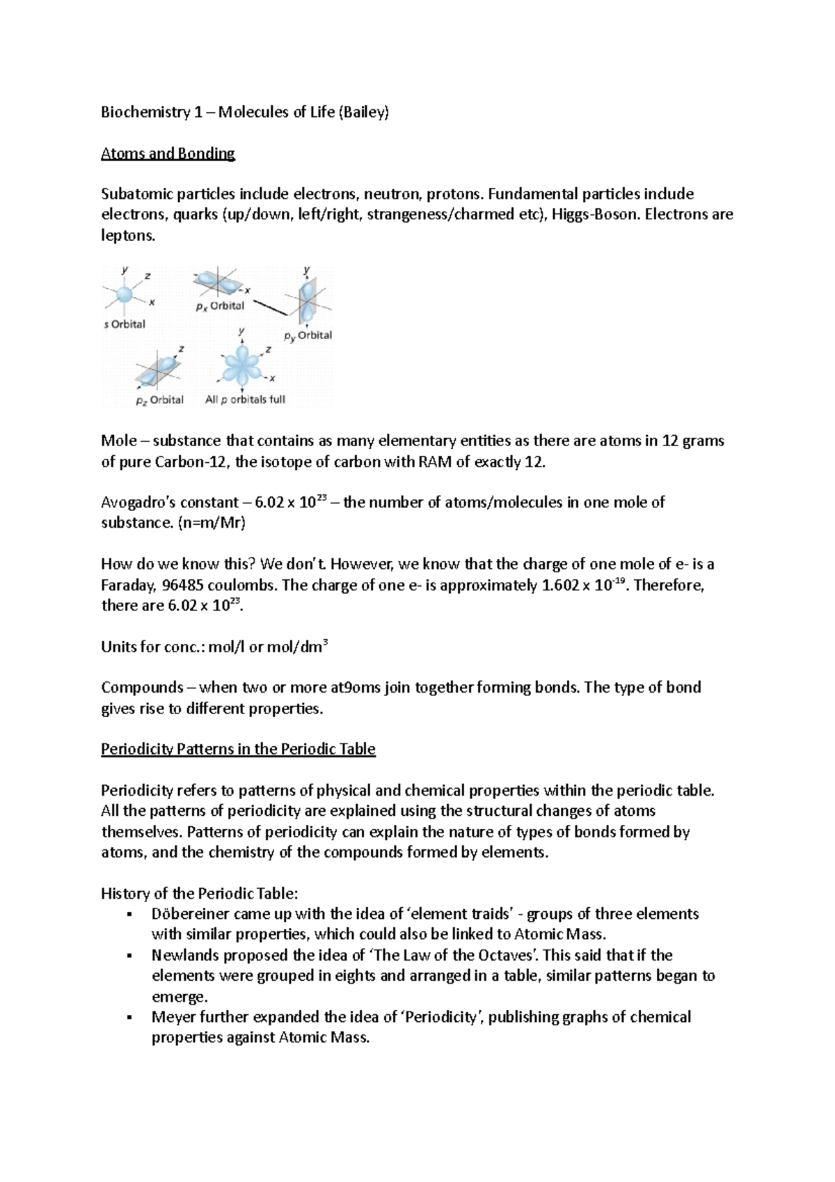 Biochemistry 1 - Biomedical Sciences Are A Set Of Sciences Applying ...