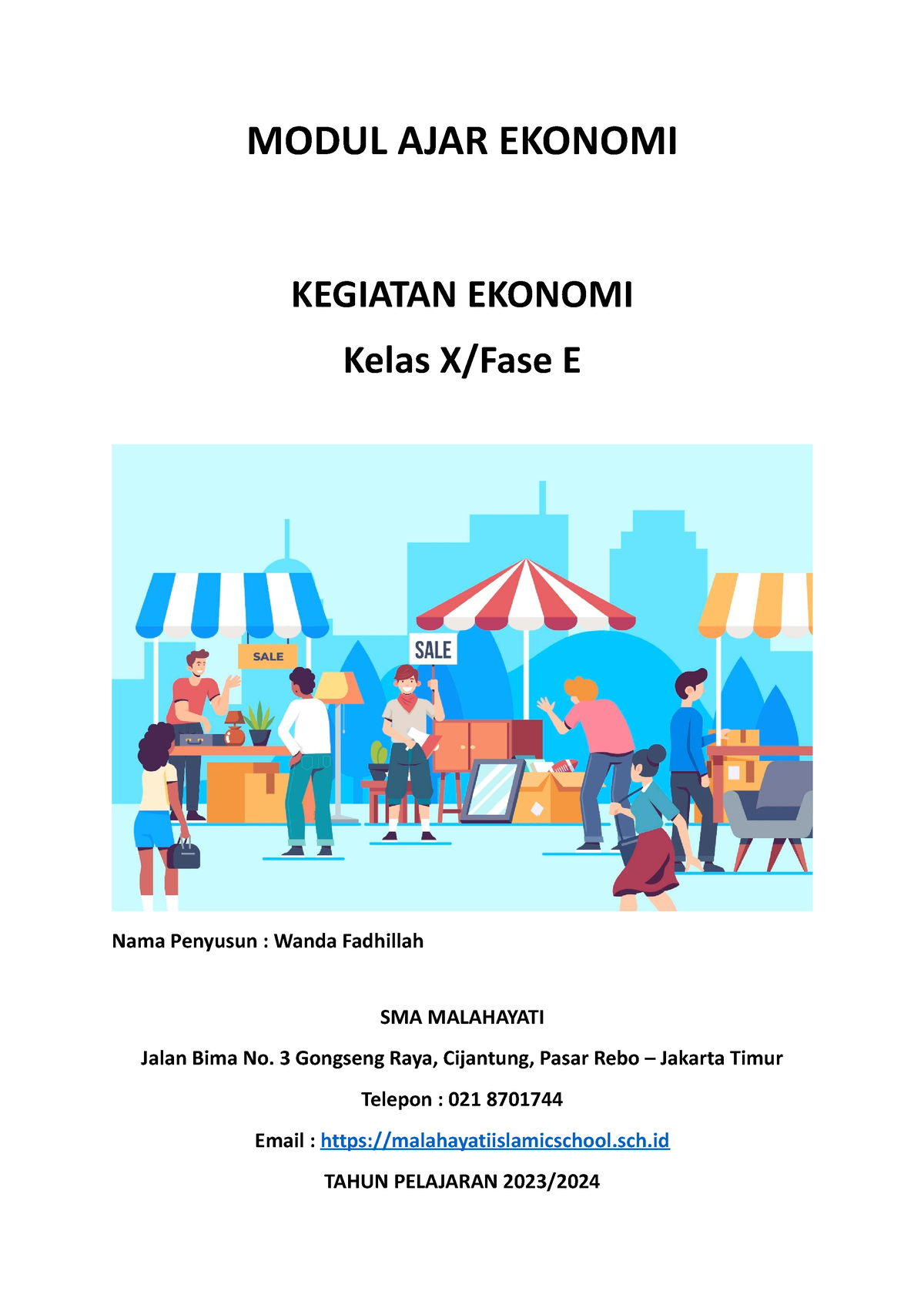 Modul AJAR Kegiatan Ekonomi - MODUL AJAR EKONOMI KEGIATAN EKONOMI Kelas ...