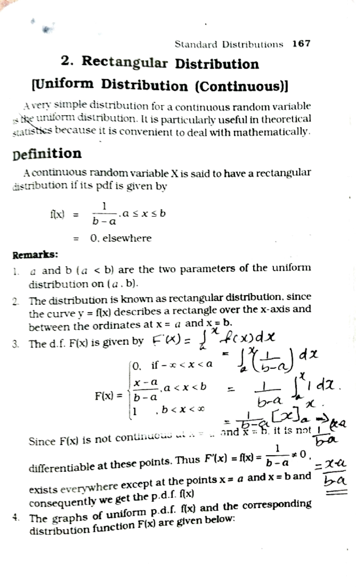 Rectangular distribution (continuous) - Standard Distributions 167 2 ...