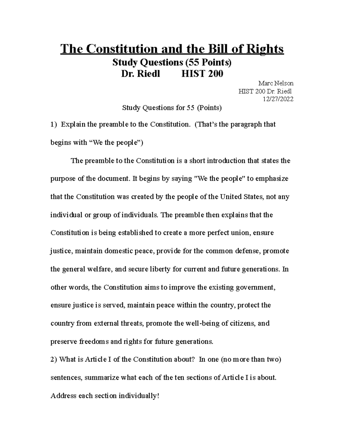 the-constitution-and-the-bill-of-rights-riedl-hist-200-marc-nelson