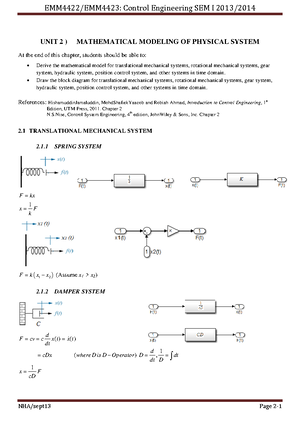 Chapter 3 - kkkkkk - UNIT 3 ) BLOCK DIAGRAM MANIPULATION At the end of ...