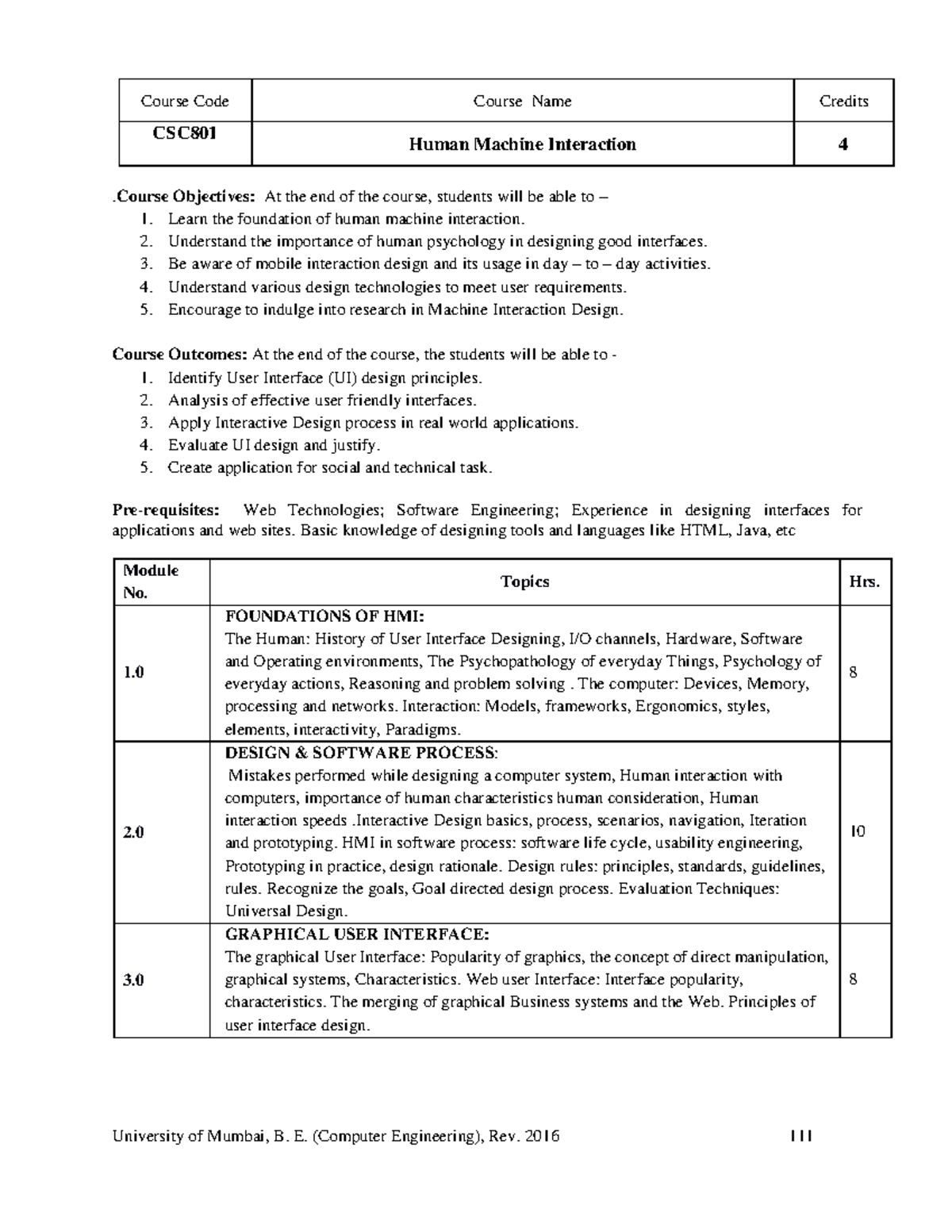 TE BE-Comp Engg Cbcgs Syllabus - University of Mumbai, B. E. (Computer ...