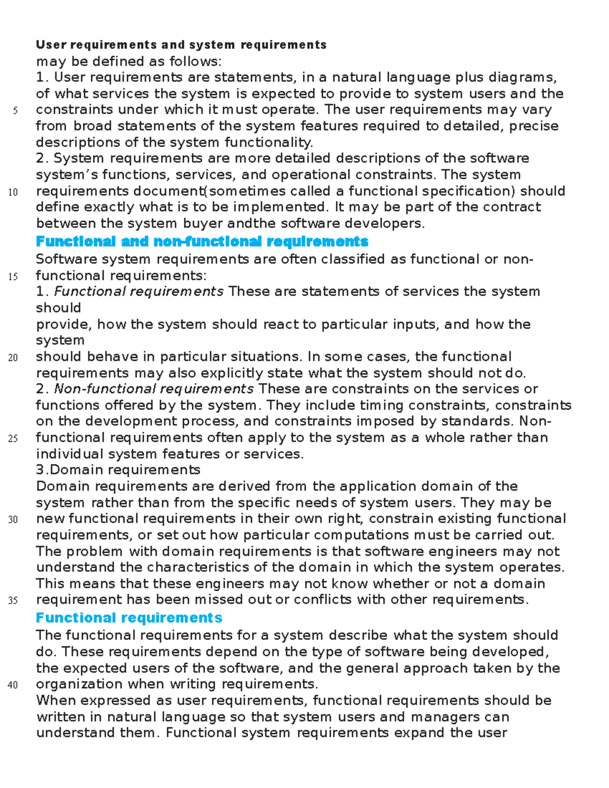 SE - software engineering - Master of Computer Application - Studocu