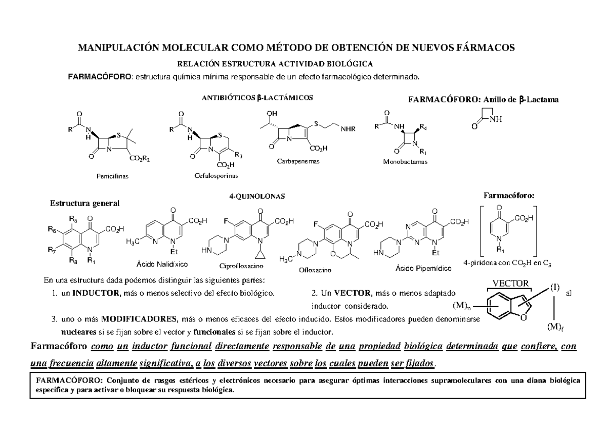 Diapsitivas quimica organica - FARMACÓFORO : estructura química mínima ...