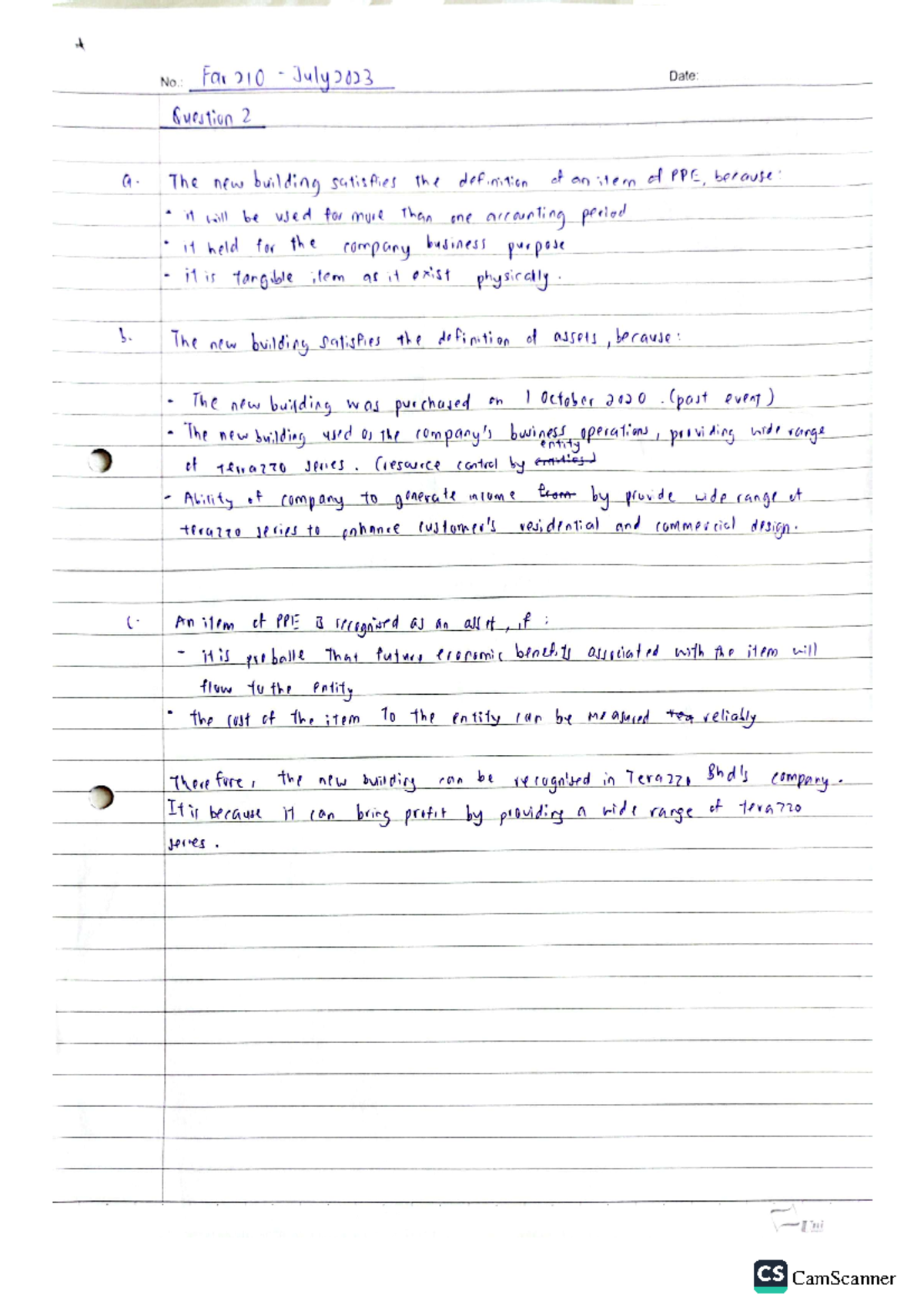 Far 210 past exam - far past year exam questions - No.: Far 210 ...