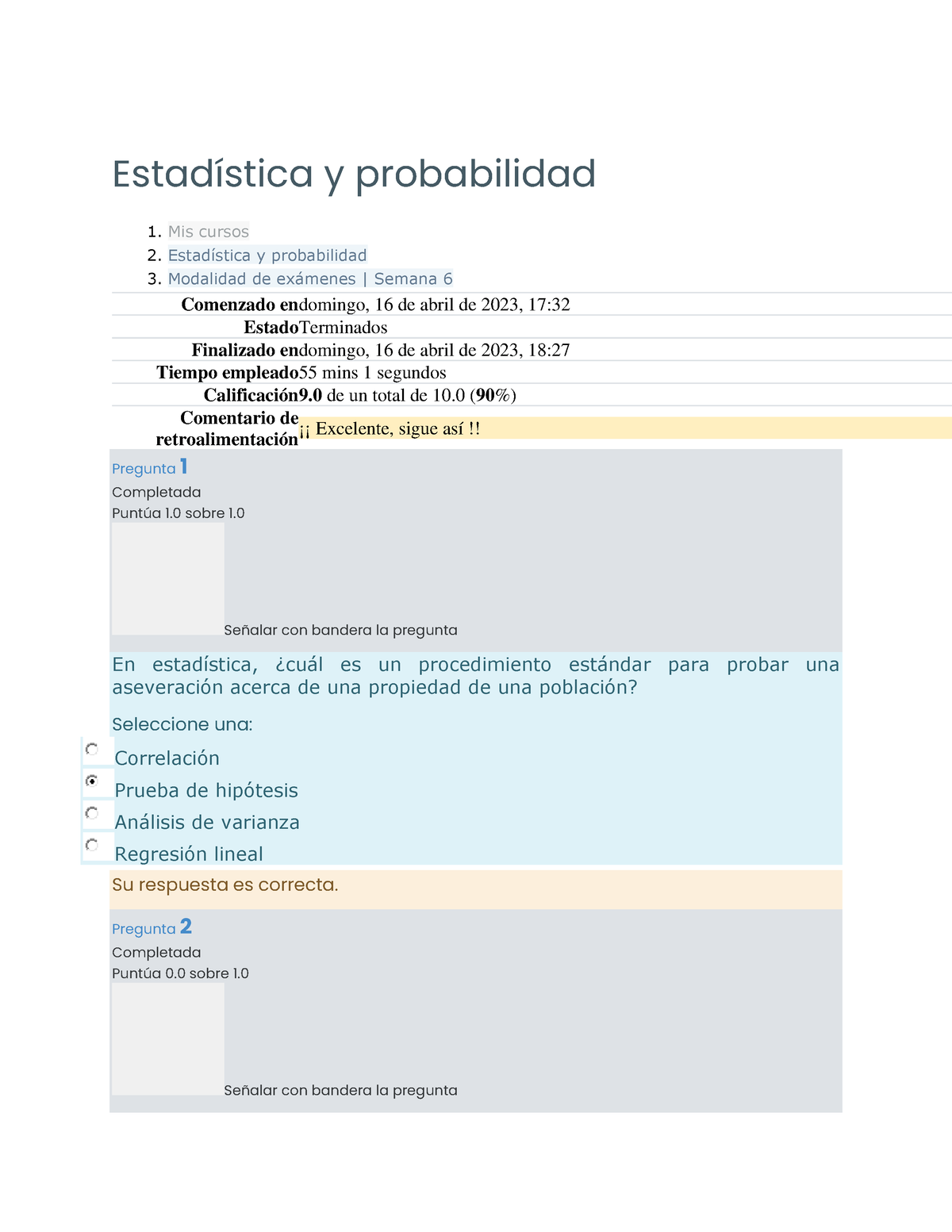 Estadística Y Probabilidad Semana 6 - Estadística Y Probabilidad 1. Mis ...