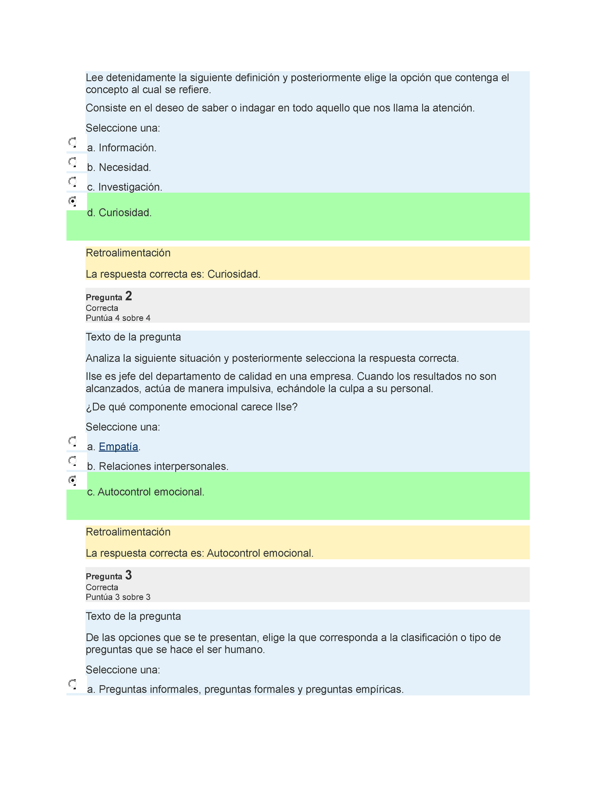 Cuestionario 1 - Lee Detenidamente La Siguiente Definición Y ...