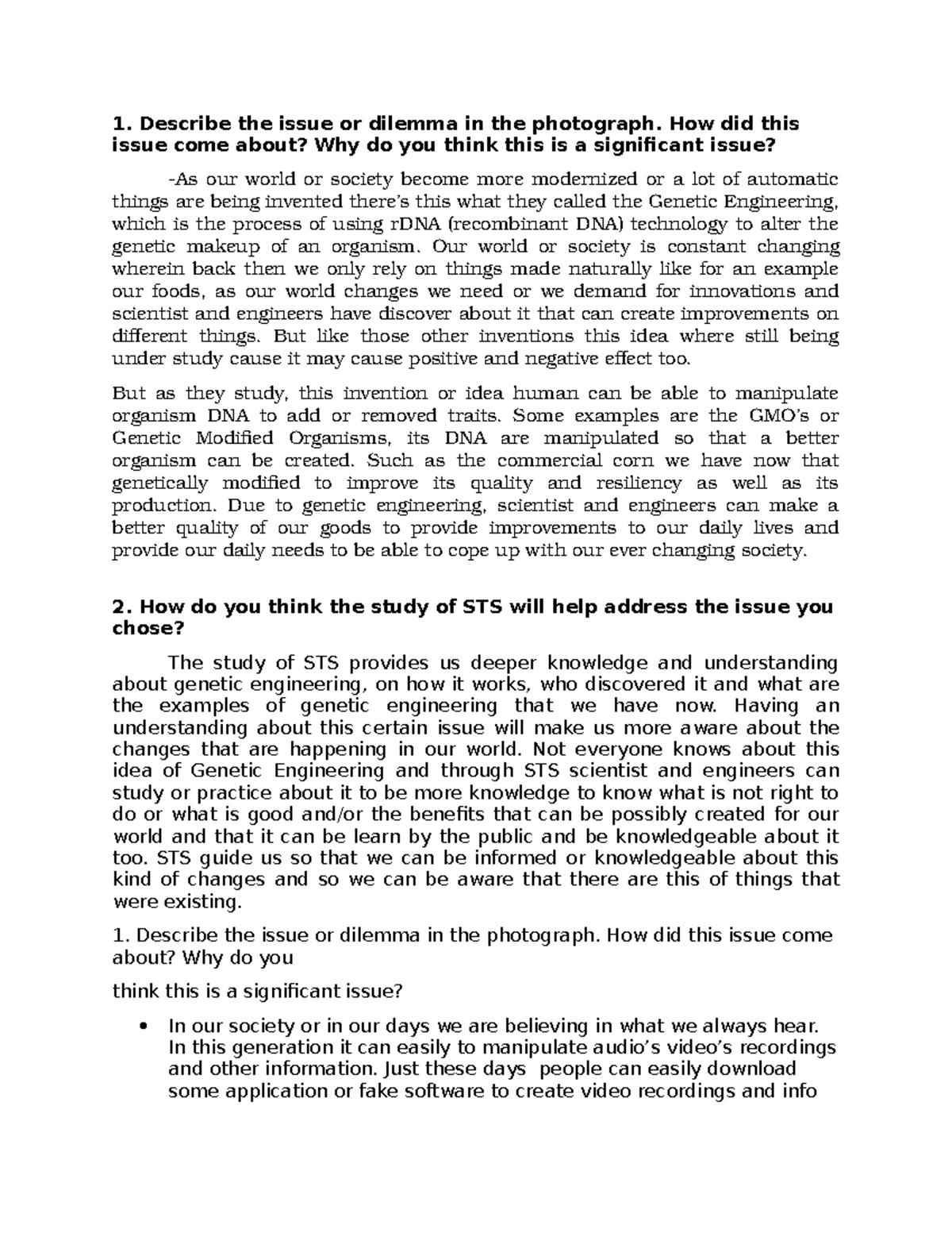 Learning Activity 2 - Lecture notes 1 - Gender and Society - PangSU ...