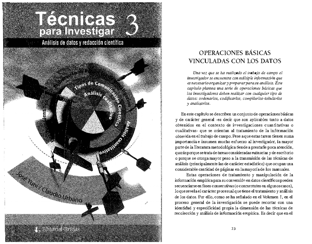 Técnicas Para Investigar 3 Yuni Urbano Descargar
