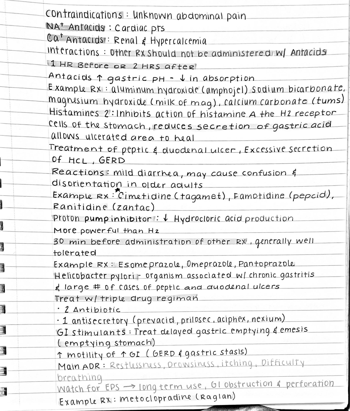 Histamine 2: General Antibiotics - NU150 - Studocu