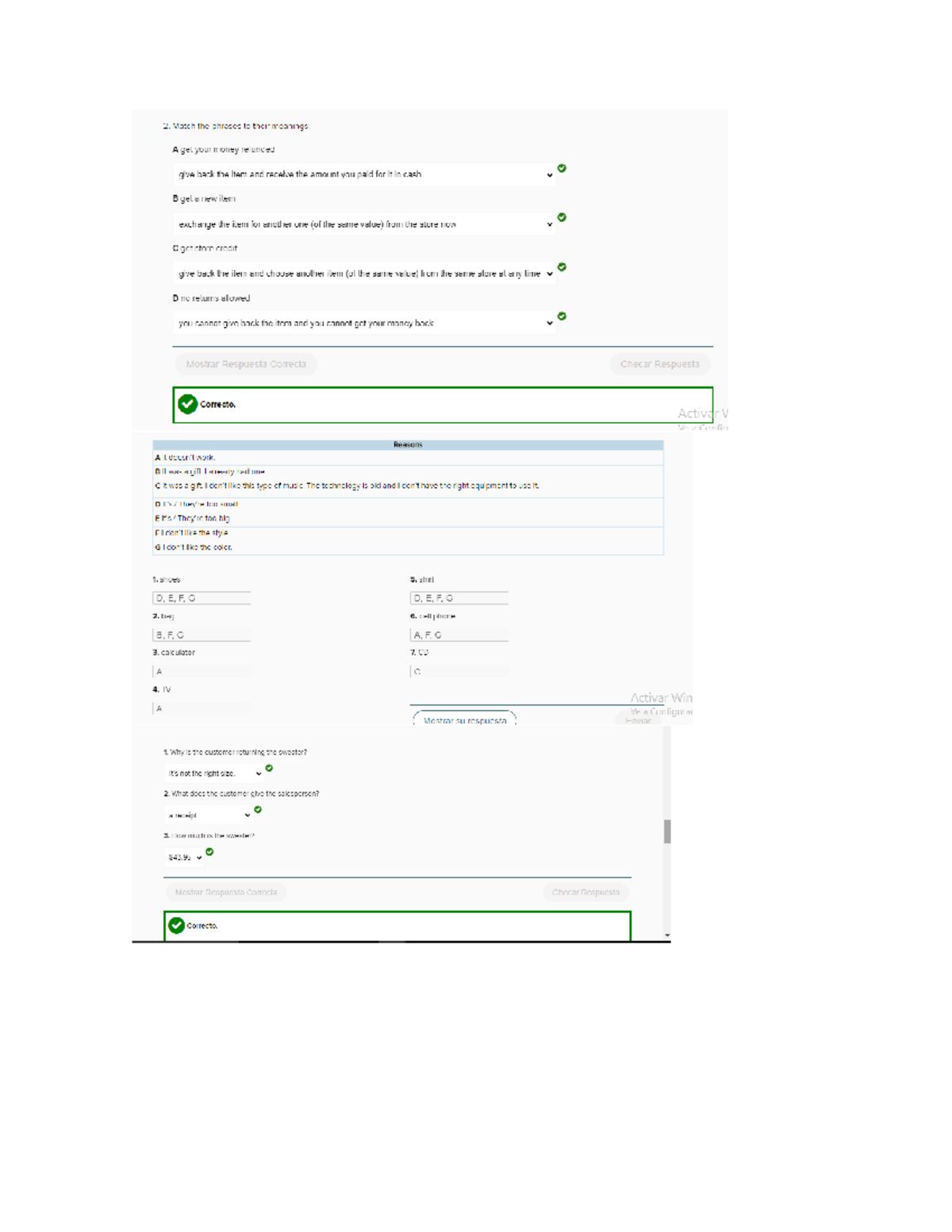 Evidencias de la materia Ingles nivel 3 del libro que se lleva en la