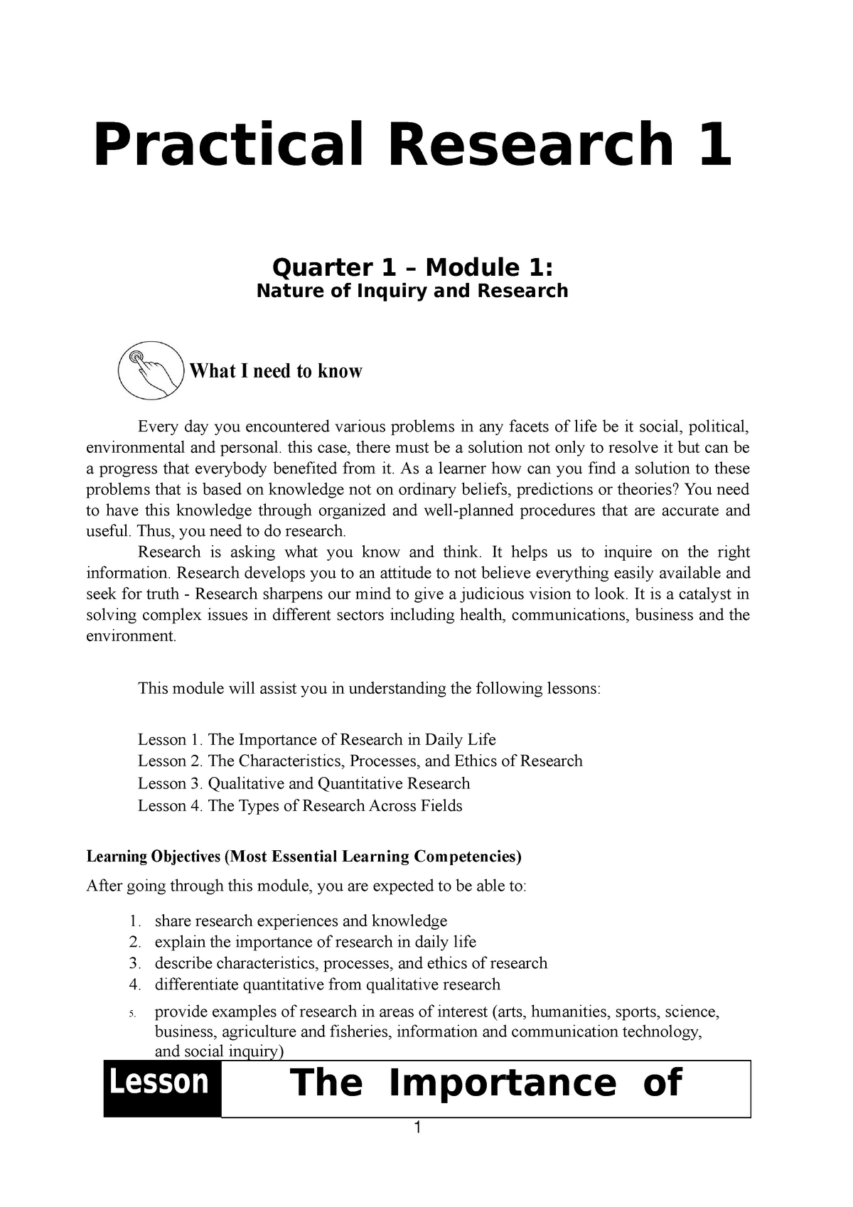 example of practical research title quantitative