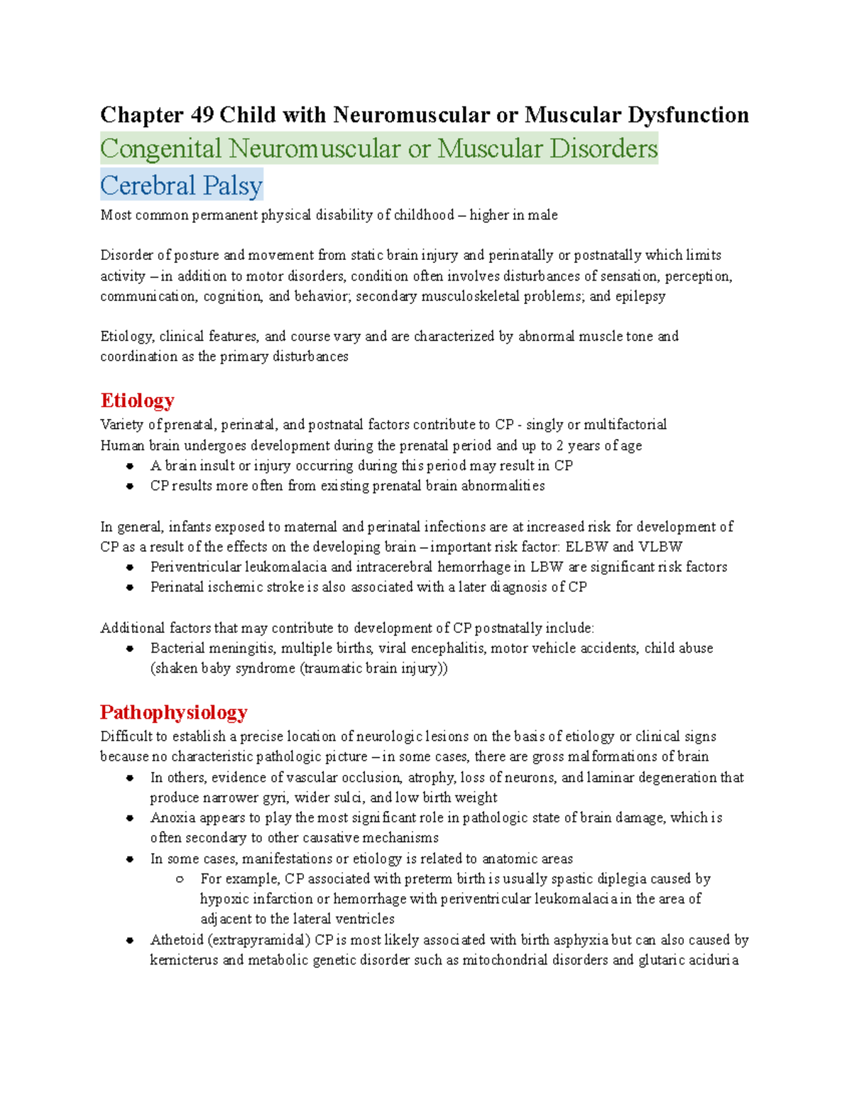 Chapter 49 Child With Neuromuscular Or Muscular Dysfunction - Chapter ...