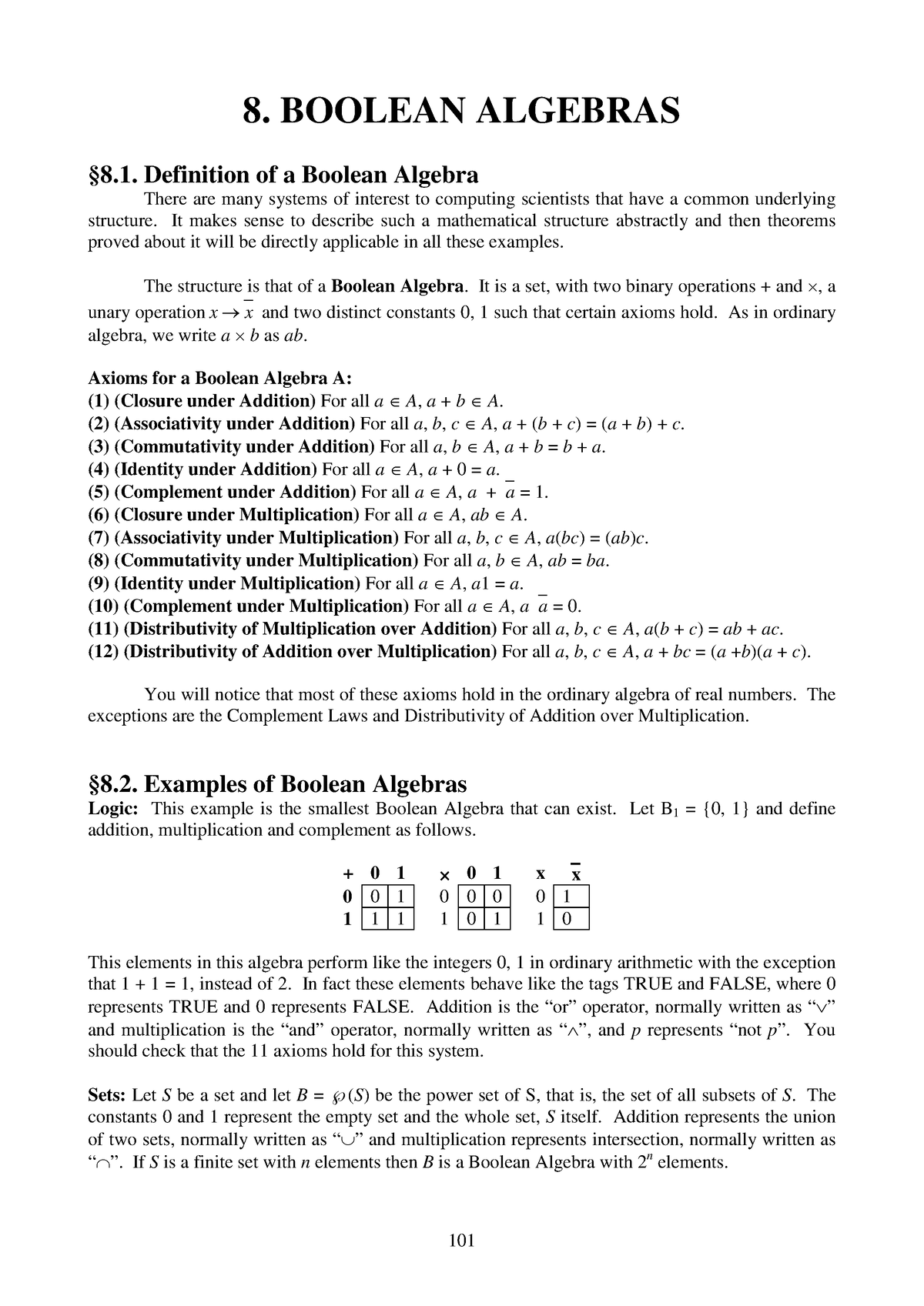 research paper on boolean algebra