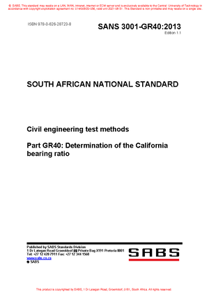 SANS3001-GR30 - NOTES - ISBN 978-0-626-31234- SANS 3001-GR30: Edition 1 ...