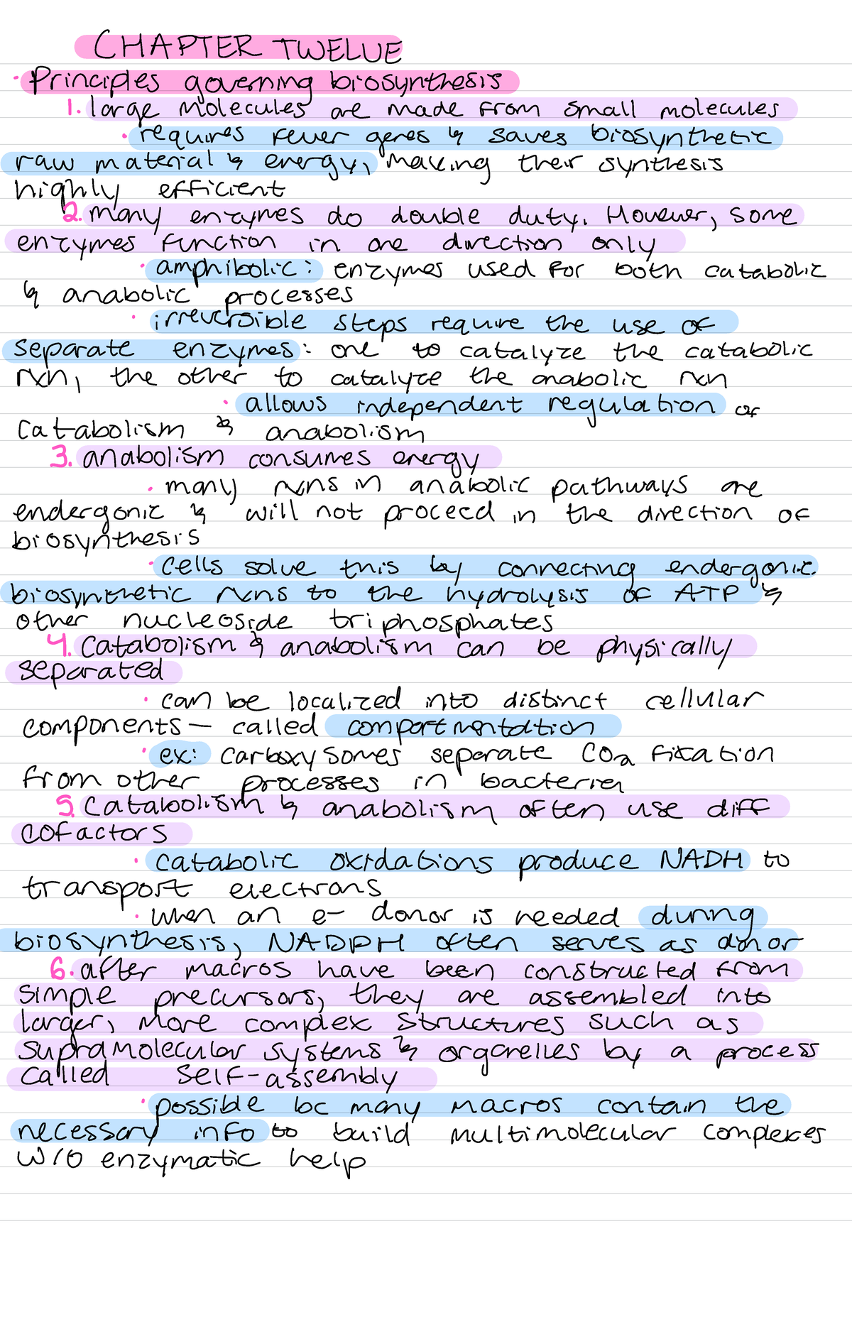 Chapter 12 Textbook Notes - Chapter Twelve ·principles Governing 