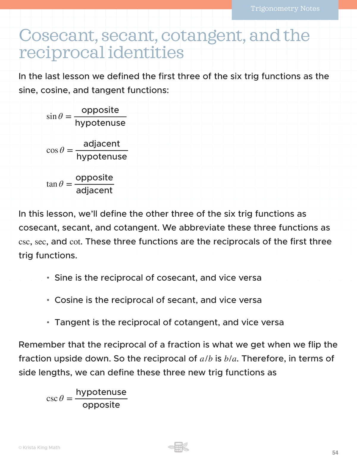 Secant Reciprocal Crossword 17 - mg73gs8