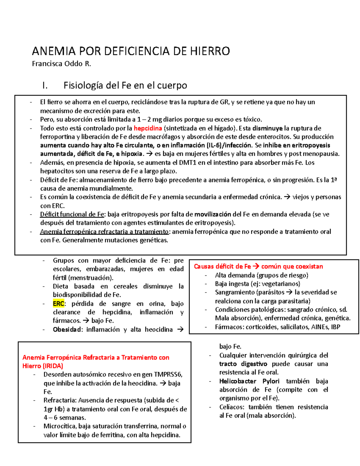 Cuerpo en falta sintomas de el ferritina