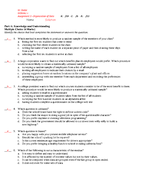 1025 (F) - Test3-version 2 Solutions - MATH 1025: Applied Linear ...