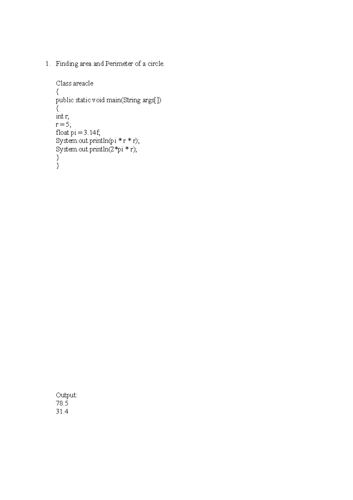 Advanced java program-java bean - Aim: Write a Java program to create a ...