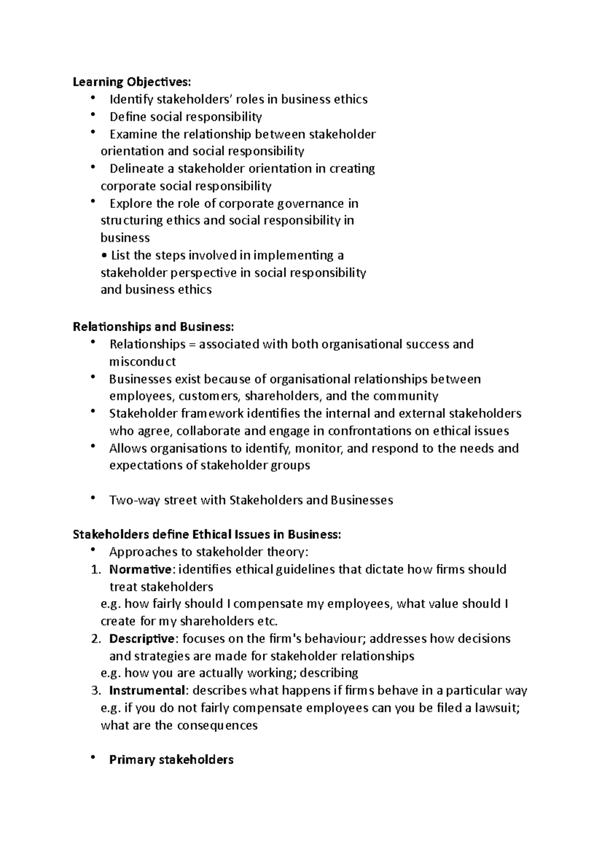 Week 2 - Really Detailed Notes with Learning Objectives - Learning ...