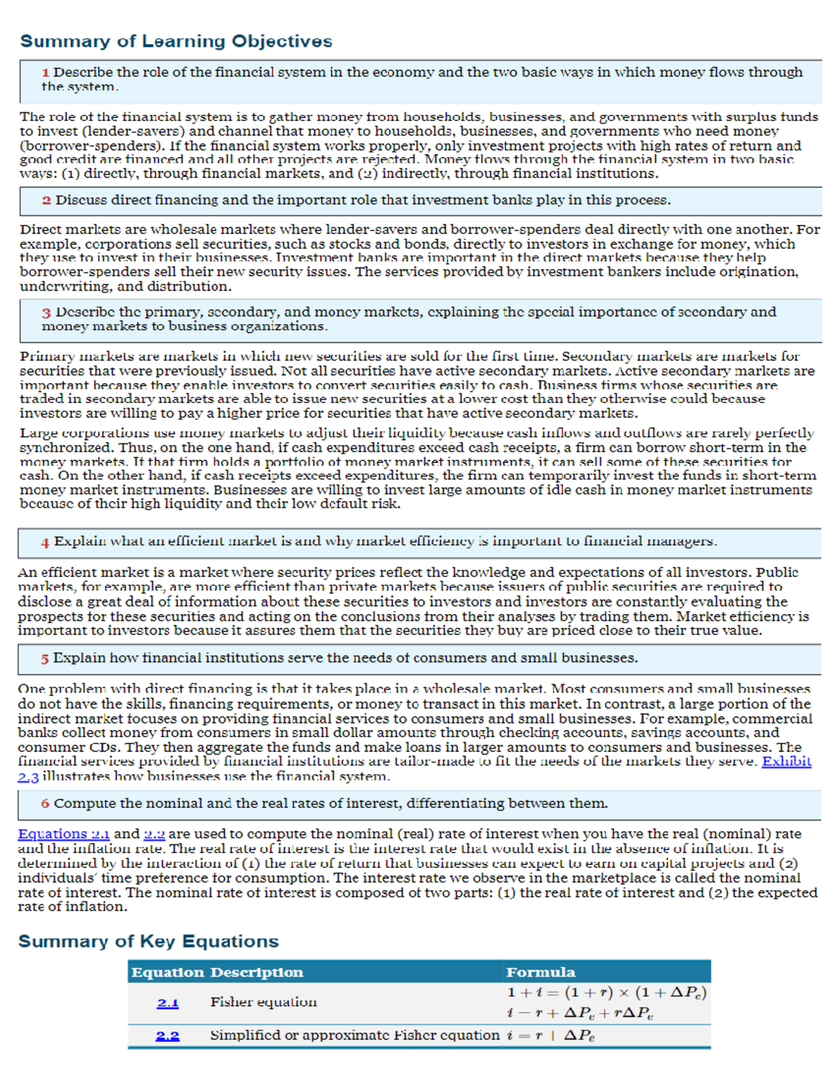 Chapter 2 The Financial System and the Level of Interest Rates - It is ...