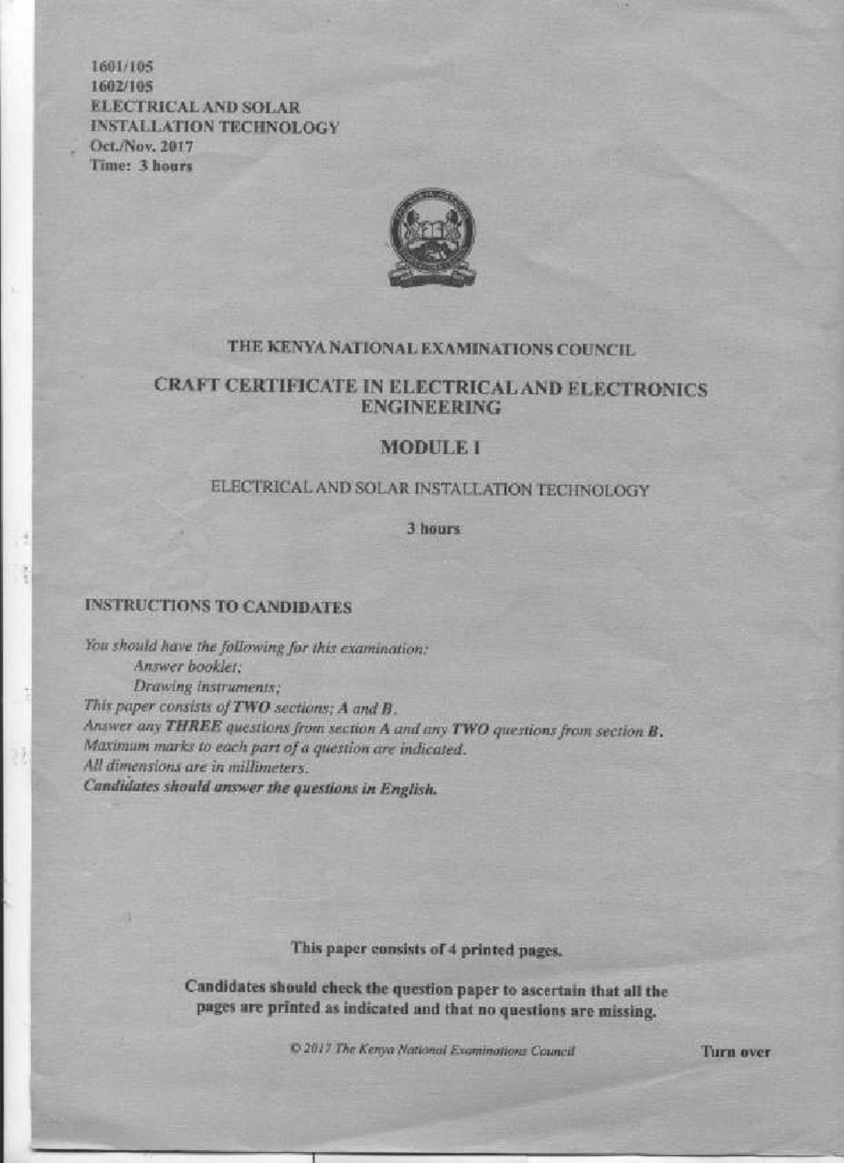 2017 nov Hhhh electrical and electronic engineering power option Studocu