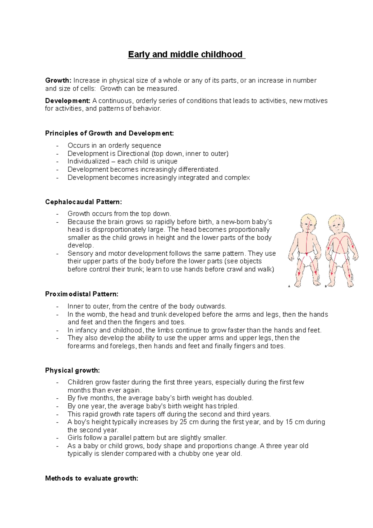 Early And Middle Childhood - Early And Middle Childhood Growth ...