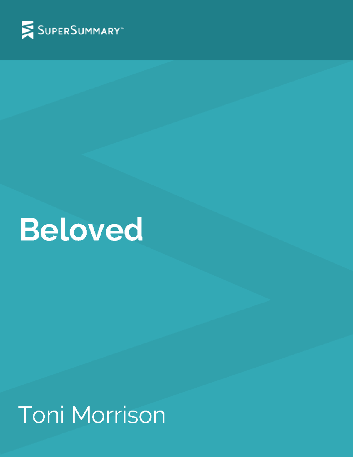 Beloved Super Summary Study Guide Beloved Toni Morrison Table of