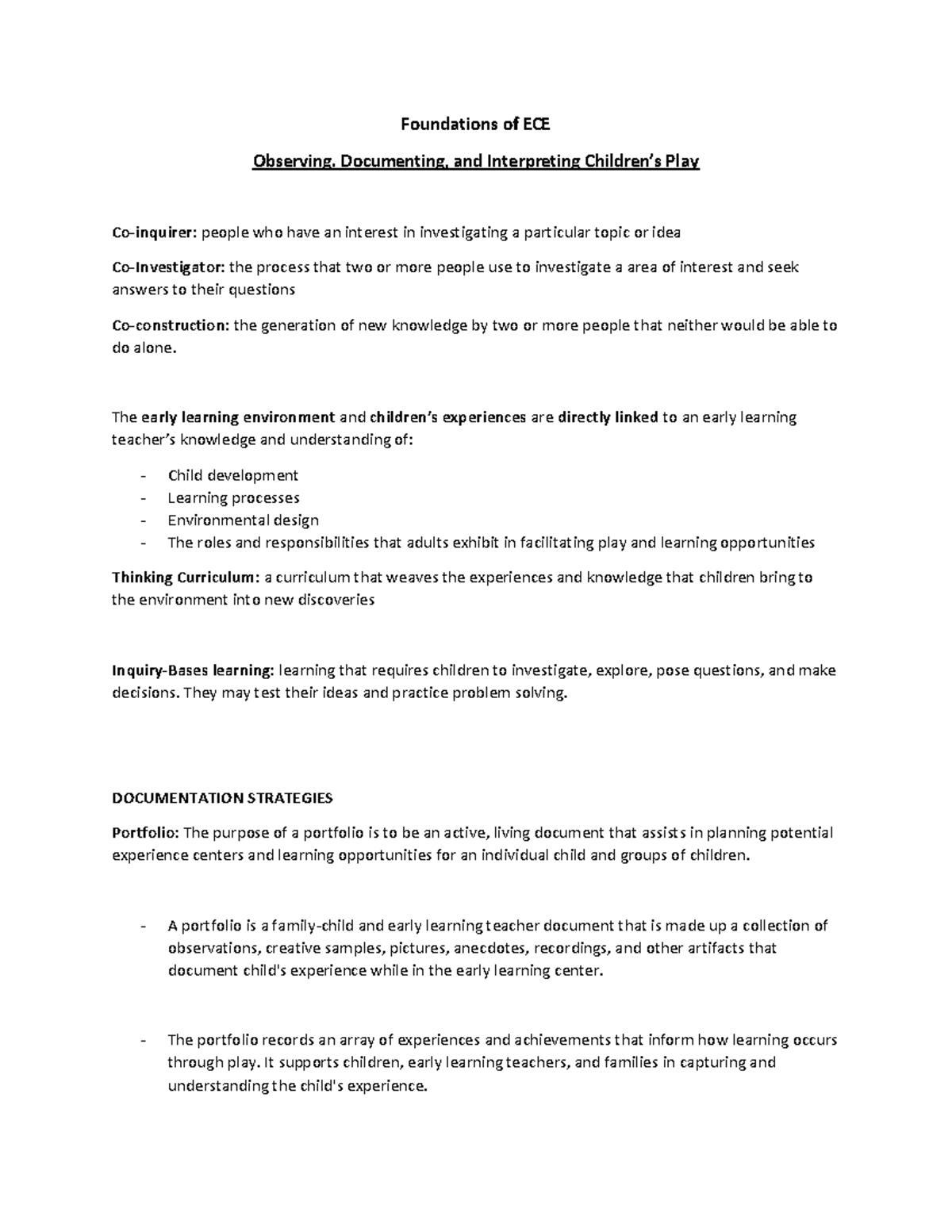 Foundations of ECE Notes - Foundations of ECE Observing. Documenting ...