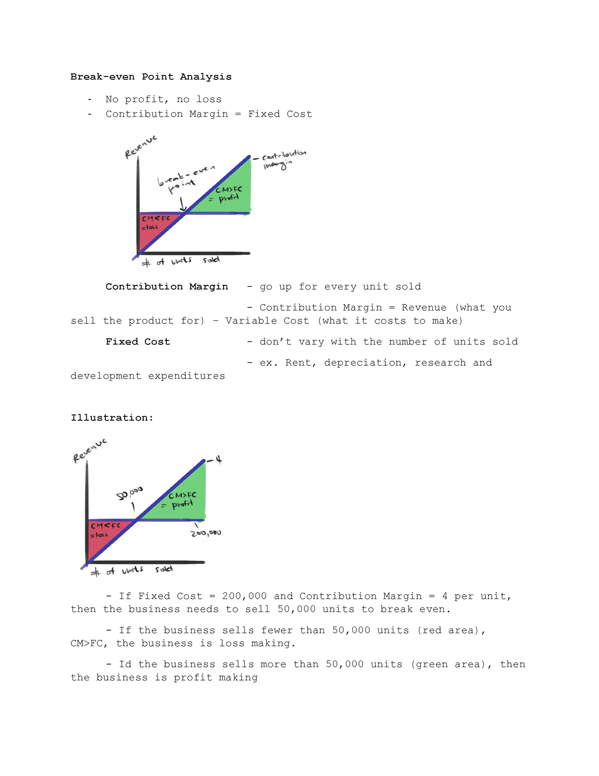 Break Even Point Analysis Breakeven Point Analysis No profit, no