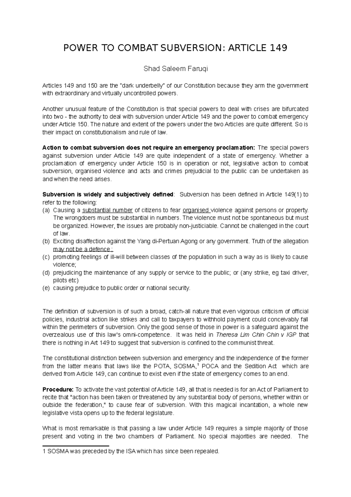 Power TO Combat Subversion May 2022 - POWER TO COMBAT SUBVERSION ...
