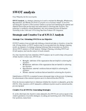 Outline Business Report - Outline for an SHP Business Report This type ...
