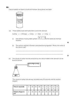 B5 The Human Nervous System Foundation Test - Science KS4 Assessment ...