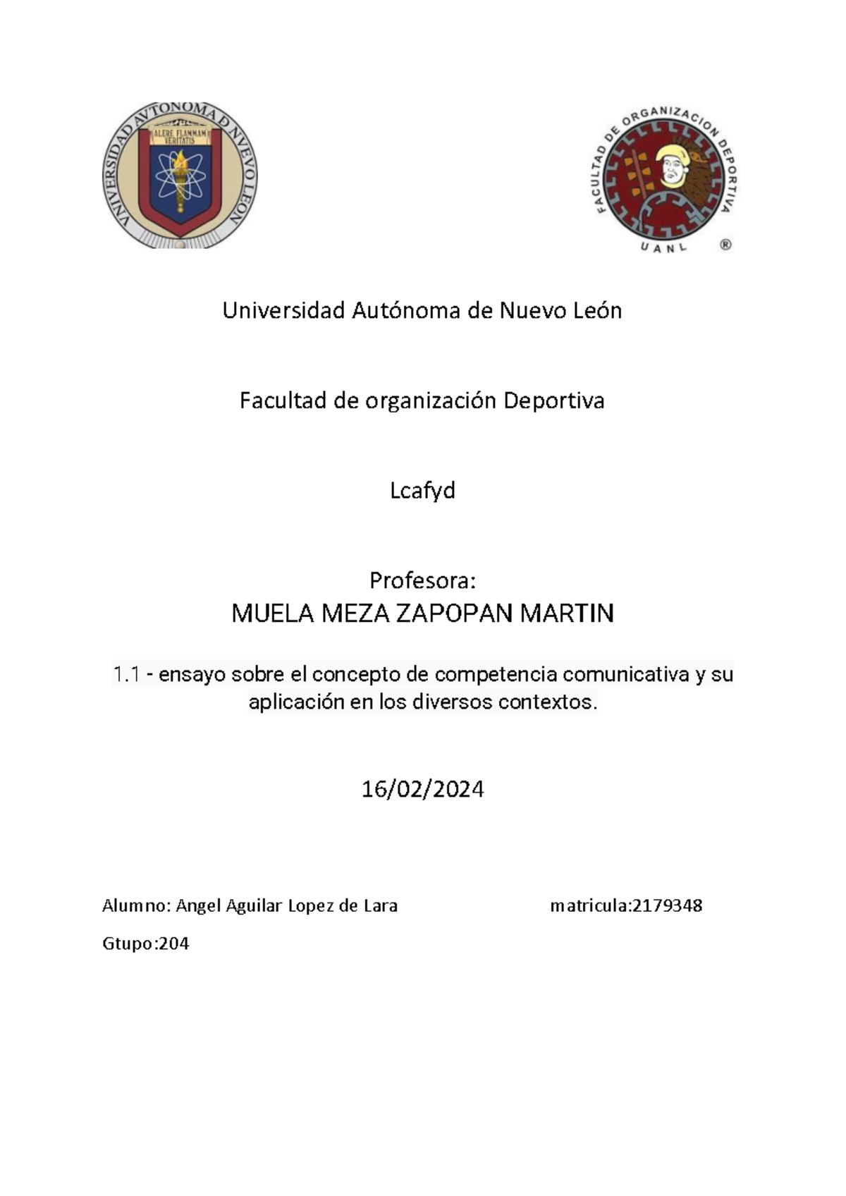 1.1 - ensayo - ooooooooooooooooo - Universidad Autónoma de Nuevo León ...