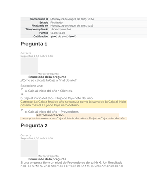 Examen Unidad I Analisis Financiero - Pregunta 1 Correcta Puntúa 1,00 ...