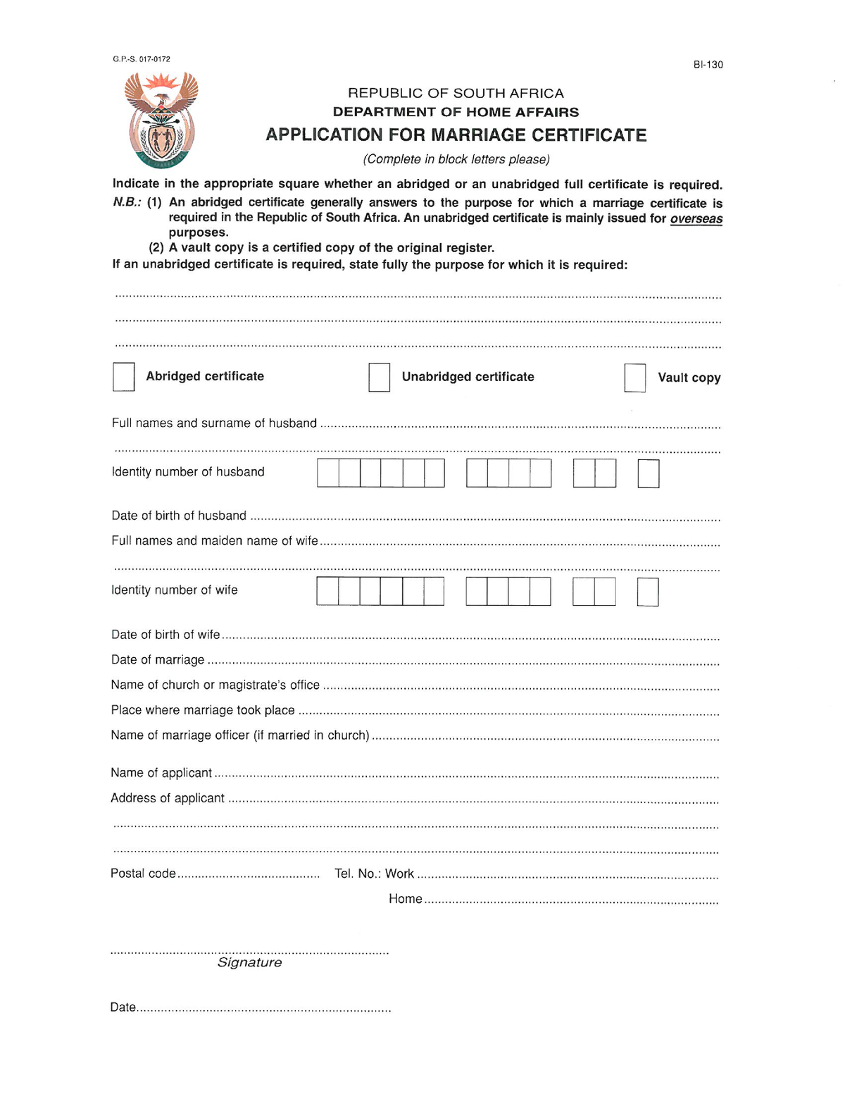 Bi130 - Bi30 form for learning - MRL3702 - Studocu