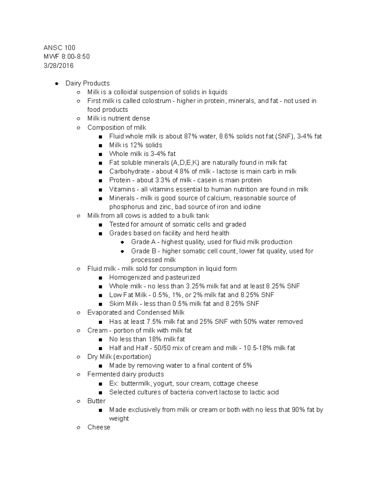 ansc100-lecture22-ansc-100-mwf-8-00-8-50-3-28-2016-dairy-products